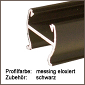Profilfarbe Schiene messing