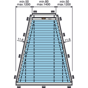 Trapezfenster 2 Schrgen