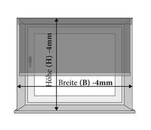 Montage in der Fensternische